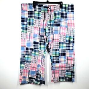 Vintage Ida Claire Patchwork Drawstring Golf Pants XL NWT